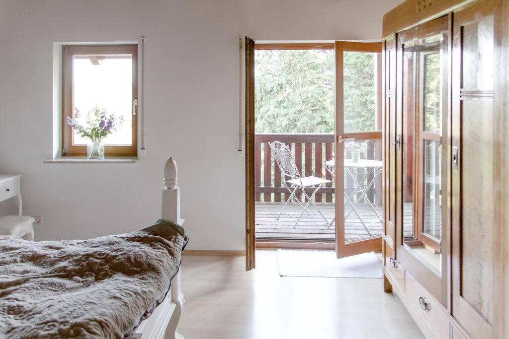4-Zimmer-Ferienwohnung Waldbluemle Добель Экстерьер фото